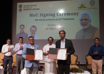 MoU signed for Skilling Project under PM VIKAS Scheme between Ministry of Minority Affairs and IIT Palakkad, Kerala