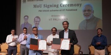 MoU signed for Skilling Project under PM VIKAS Scheme between Ministry of Minority Affairs and IIT Palakkad, Kerala