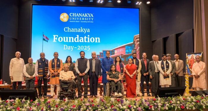 Chanakya University Celebrates Foundation Day, witnesses several inaugurations & foundation laying for a CBSE school