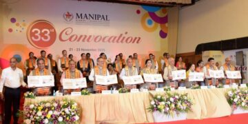 Special Postal Cover honoring MAHE Chancellor, Dr. Ramdas R. Pai, released at MAHE Convocation
