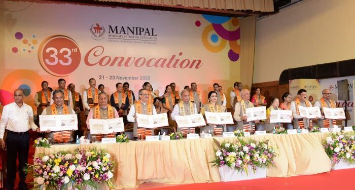 Special Postal Cover honoring MAHE Chancellor, Dr. Ramdas R. Pai, released at MAHE Convocation