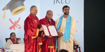 JK Lakshmipat University holds 13th Convocation ceremony for 295 graduands; 9/10 gold medals go to girls
