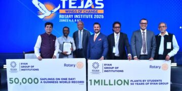 Ryan Group of Institutions and Rotary Club announce Tree Plantation Drive; 10 lakh trees across India from June 2026- May 2027