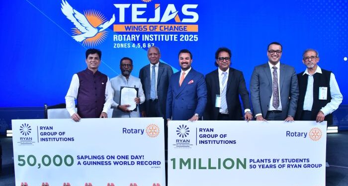 Ryan Group of Institutions and Rotary Club announce Tree Plantation Drive; 10 lakh trees across India from June 2026- May 2027