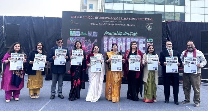 Grand Annual Media Fest “IGNITE 2K25” held by Satyam School of Journalism & Mass Communication