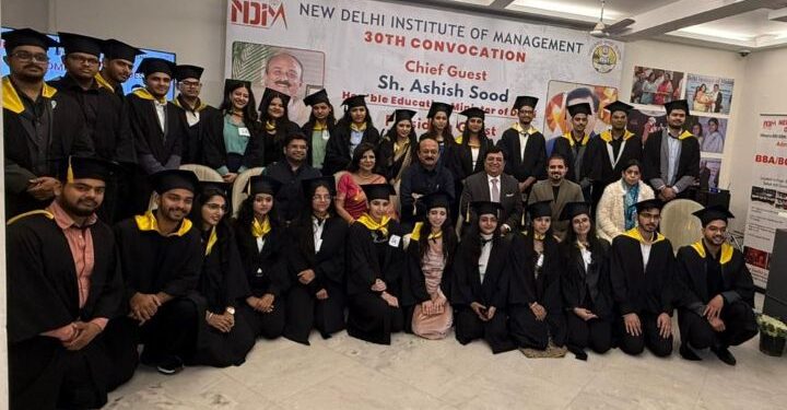 NDIM hosts its Convocation Ceremony for the BBA Batch of 2021–24