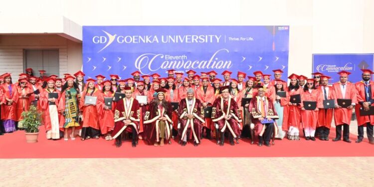 GD Goenka University holds 11th Convocation; Former President Kovind was the Chief Guest