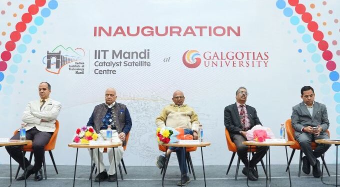 Galgotias University inaugurates IIT Mandi Catalyst Satellite Centre
