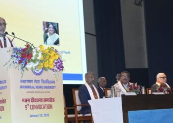 Quoting Vivekananda, VP Radhakrishnan says Education Must Build Character at JNU convocation