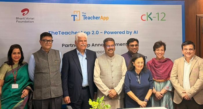 Bharti Airtel Foundation integrates 45+ AI-enabled tools into its TheTeacherApp with CK-12 Foundation
