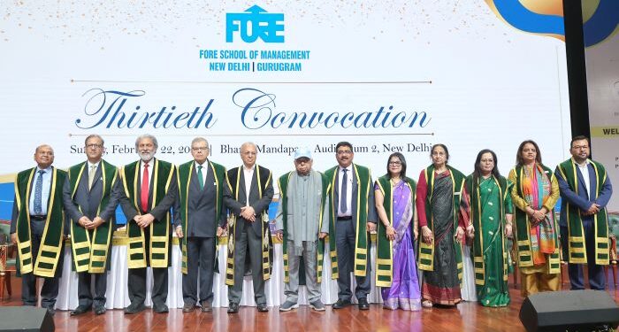 FORE School of Management Celebrates its 30th Convocation Ceremony