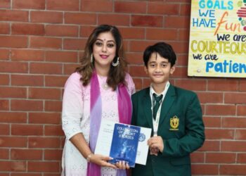 DPS Bopal Student Honoured with State Award