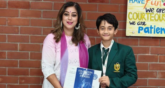 DPS Bopal Student Honoured with State Award
