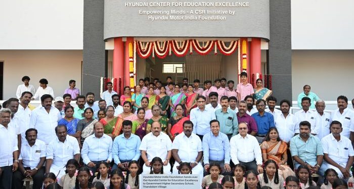 HMIF inaugurates the Hyundai Center for Education Excellence at Govt School, Thandalam under CSR
