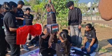 Team VITAKSH of VIT Bhopal Successfully launches Institute’s First Student-Led Balloon Satellite Mission