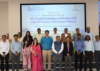 IIIT-Bangalore onboarded as Lead Knowledge Institution under the NITI Aayog’s State Support Mission
