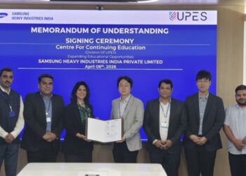UPES signs MoU with Samsung Heavy Industries India for its WILL courses