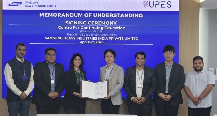UPES signs MoU with Samsung Heavy Industries India for its WILL courses