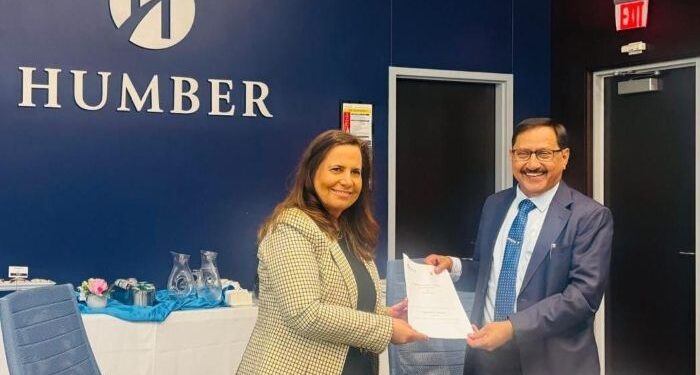 GSFC University Signs MoU with Humber Polytechnic, Canada