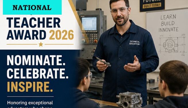 Nominations open for the National Awards to Teachers (Higher Educational Institutions and Polytechnics) 2026 till July 5