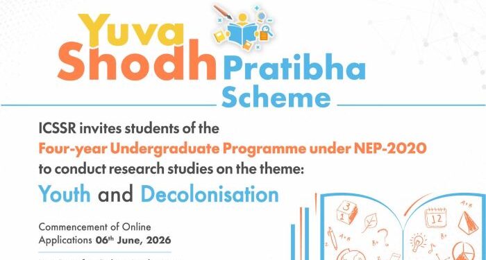 ICSSR Launches Yuva Shodh Pratibha: Inaugural Research Call for Young Scholars on Youth and Decolonisation