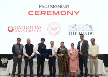 Galgotias University to set up The Hindu Center for Excellence in Journalism with THG Publishing Pvt Ltd.