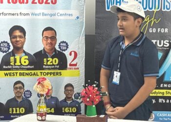 Aakash Institute, North Kolkata (Phoolbagan), felicitates Summer Camp achievers
