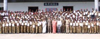 Central University of Tamil Nadu hosts 10-day residential Combined Annual Training NCC Camp