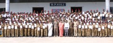 Central University of Tamil Nadu hosts 10-day residential Combined Annual Training NCC Camp