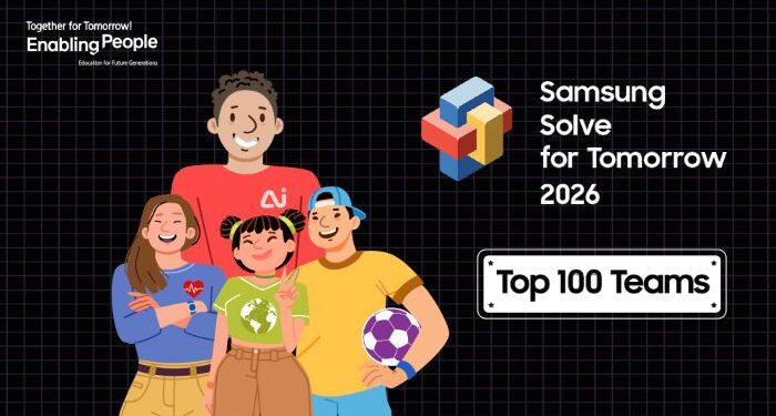 Samsung Solve for Tomorrow 2026 selects Top 100 Young Innovators to advance to next stage in the competition