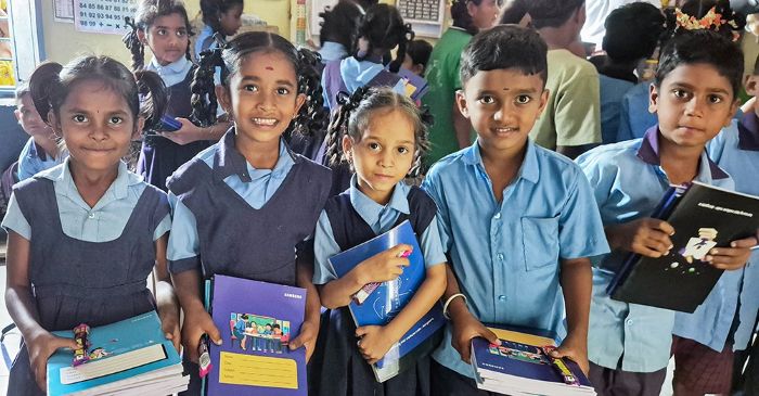 SRI-B’s Notebook Initiative reaches over 2 lakh students across Karnataka