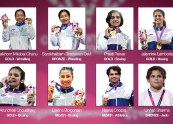 LPU Students Shine at Commonwealth Games, Win 8 Medals