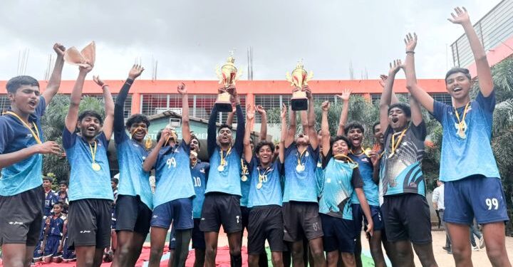 3 Teams  from SVIS  to represent the Andhra Pradesh–Telangana Cluster at the CBSE National Volleyball Championship