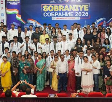 Sobraniye 2026 Celebrates 300+ Indian Students Embarking on Medical Education in Russia