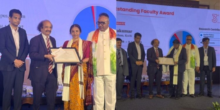 Two Amrita Professors Among 54 Researchers Honoured at Careers360 Faculty Research Awards