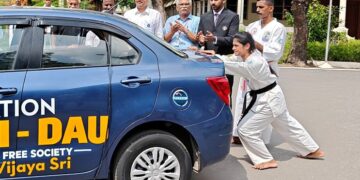 SRIHER Student Sets a World Record: ‘Pushing a Car for Greatest Distance for One Hour’