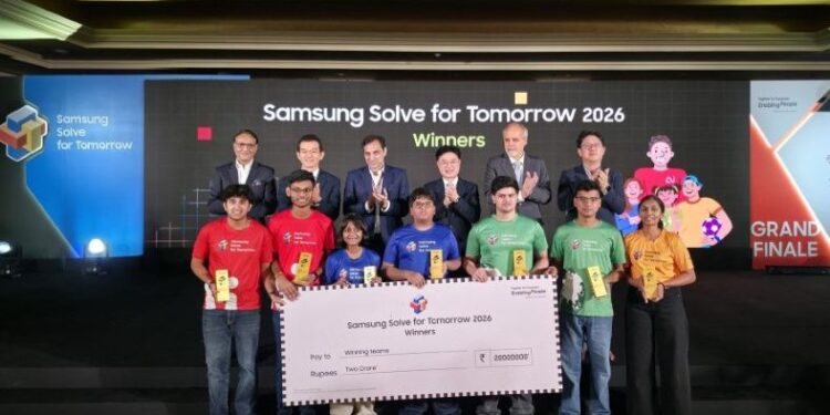 Samsung Solve for Tomorrow 2026 concludes; four winning teams awarded incubation grants totalling ₹2 crore