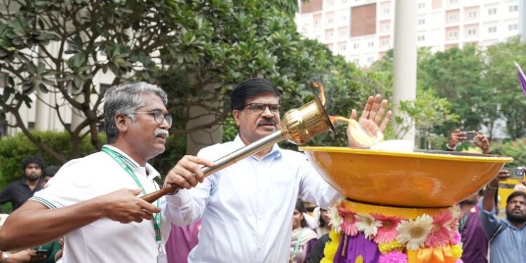 66 Runners Complete a 700 km Relay from Kanyakumari to Kattankulathur, promoting a Drug-Free India Concludes